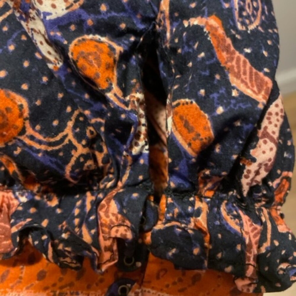 Ulla Johnson Crew Neck Statement Sleeve Blouse In… - image 6